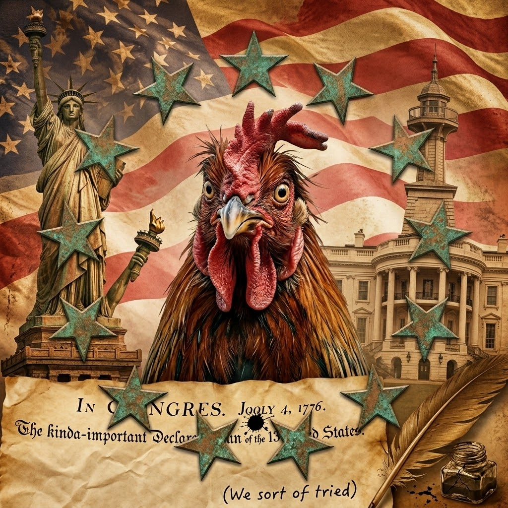 American Cock, the loudest patriot in the land